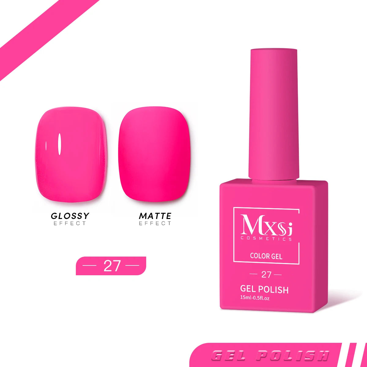 Mxsi 15ml Gel Nail Polish Neon & Pastel UV Gel Varnish