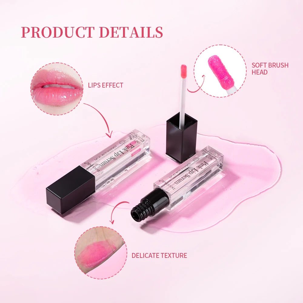 Natural Pink Lip Serum – Brightening & Repairing Balm