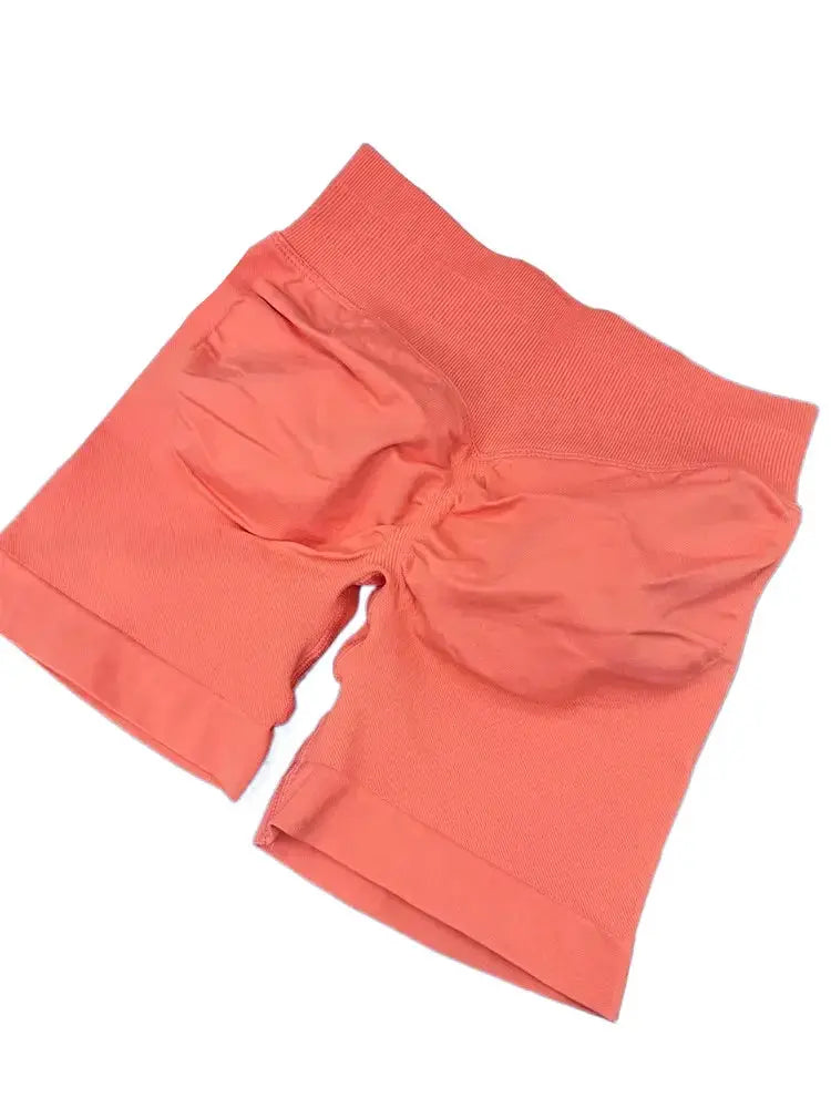 women's fitness shorts 4.5" Seamless Scrunch Bum Yoga & Gym Shorts Butt-Lifting Fitness Pants Vervelle