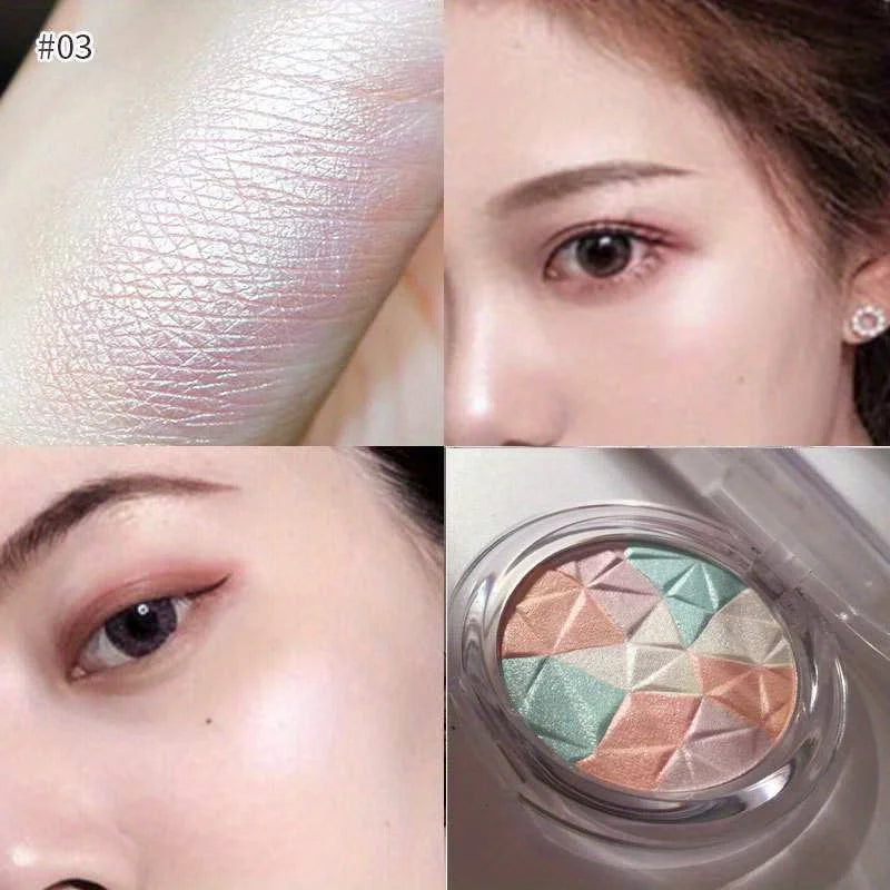 Makeup Highlighter Palette Bronzer Highlight Shimmer Glitter