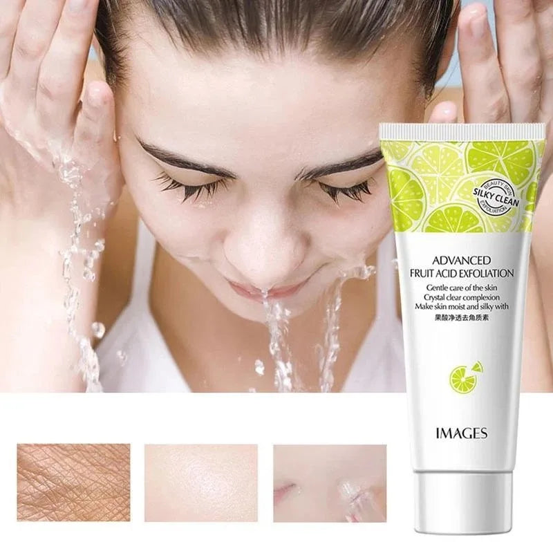 Fruit Acid Peeling Gel Exfoliating Facial Cleanser
