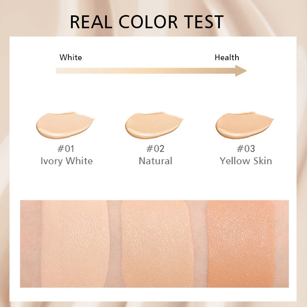 Liquid Foundation – Natural Coverage, Conceals Blemishes & Flaws Vervelle