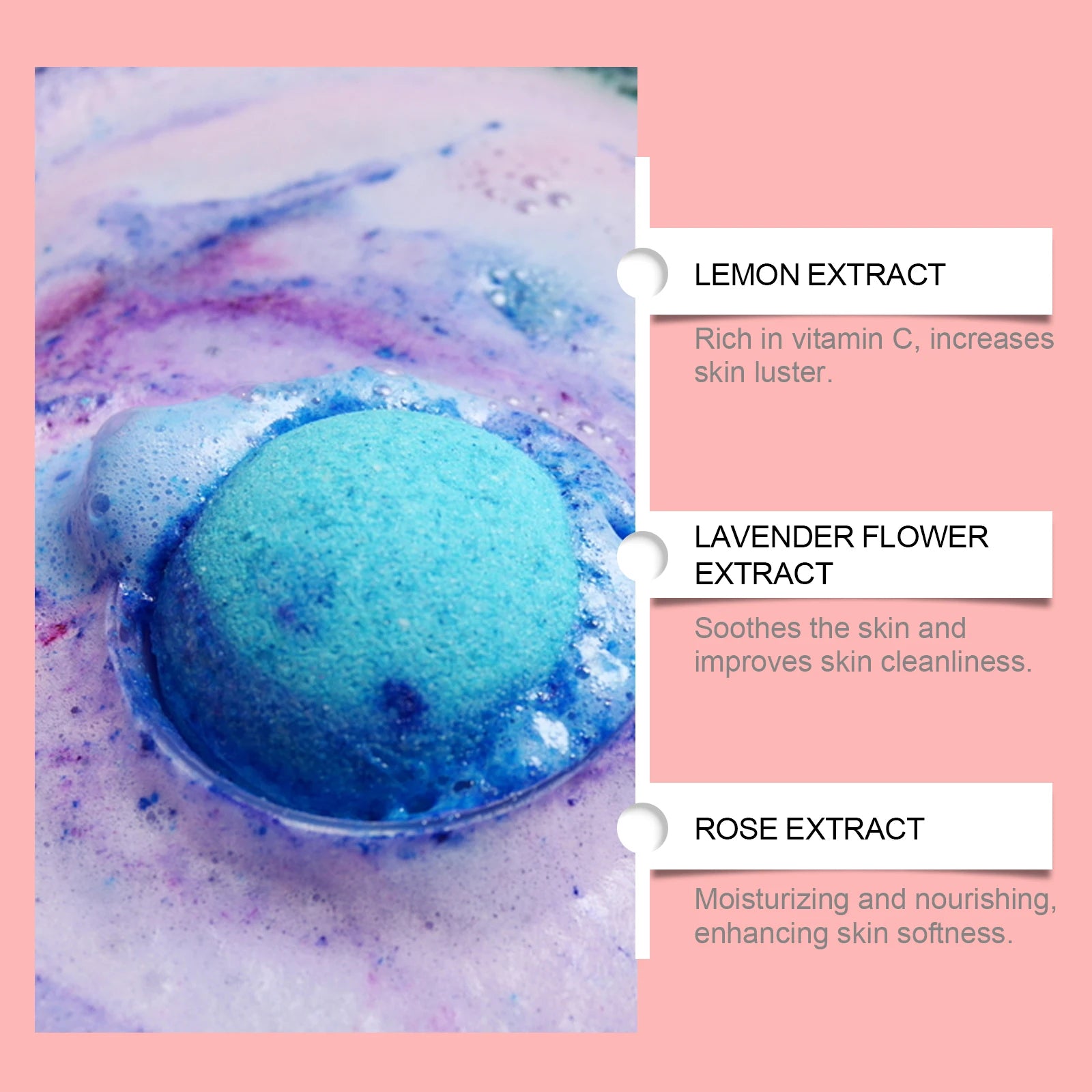 Christmas Bath Bombs Gift Set - 6PCS Spa Foot & Body