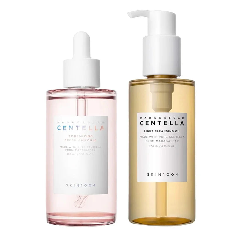 Centella Pink Salt Clear Toner Deep Foam Cleanser Face beauty Products Set