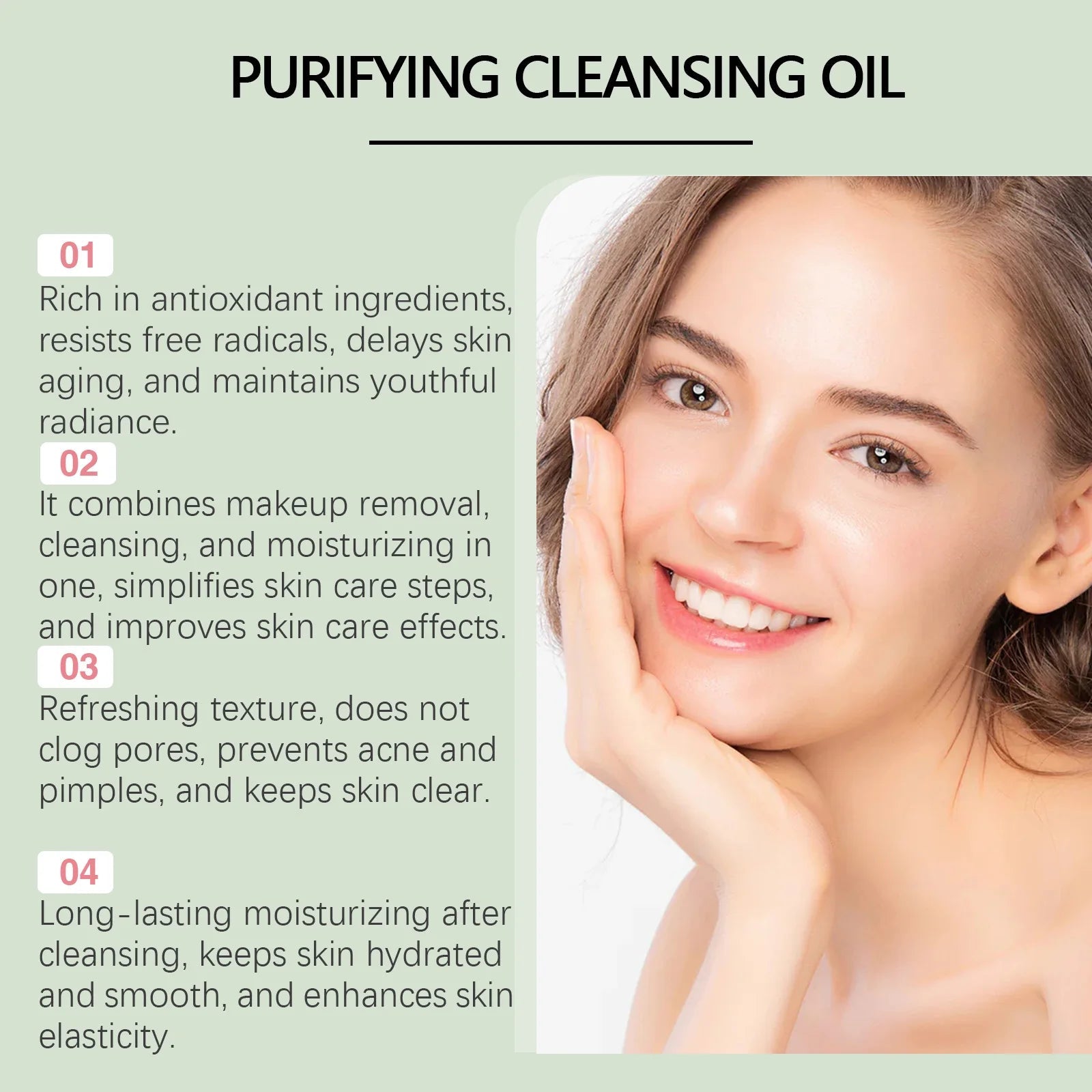 Makeup Removal Oil for Face Pore Cleansing and Blackhead Removal Vervelle