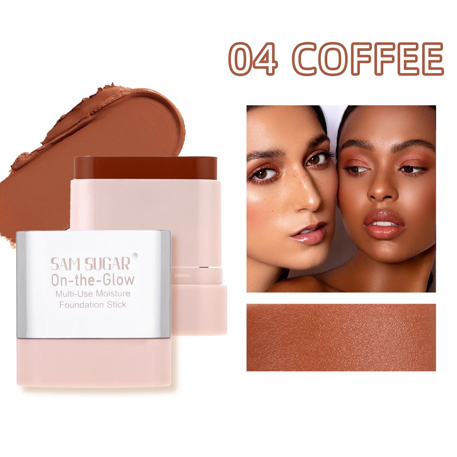 SAM SUGAR Foundation Stick Waterproof Long Lasting