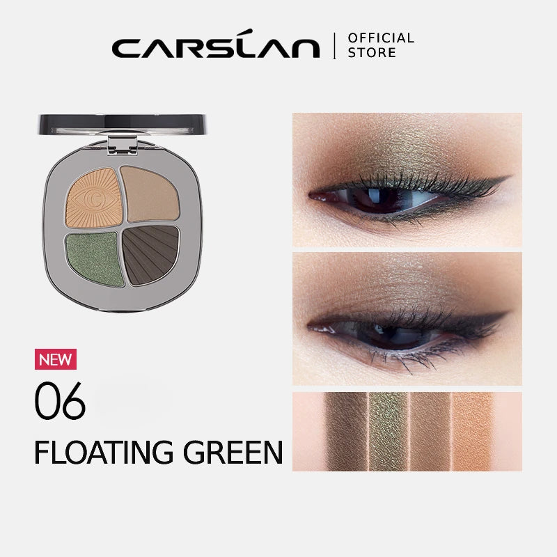 CARSLAN 4-Color Eyeshadow Palette Vervelle