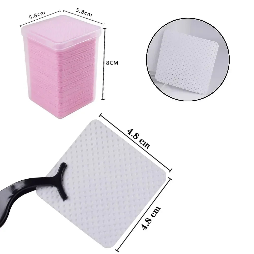 200pcs Disposable Cotton Pads – Nail & Makeup Cleaner