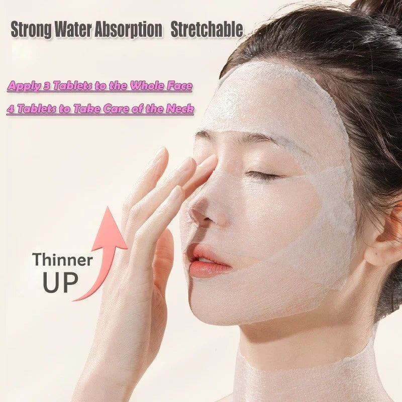 50pcs Stretchable Cotton Pads – Facial & Makeup Care