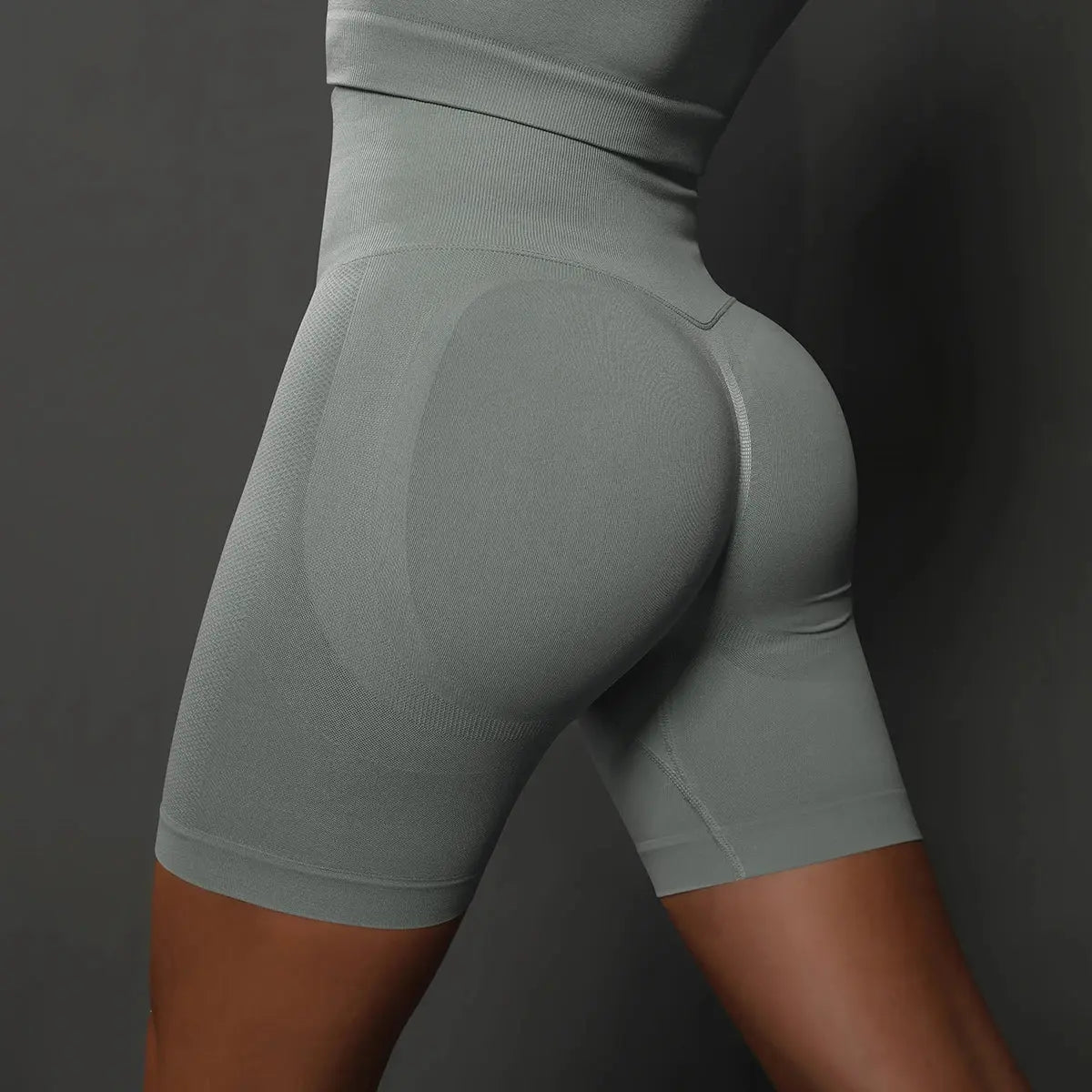 Women’s High-Waist Yoga & Fitness Shorts – Seamless, Breathable, Summer Gym Vervelle