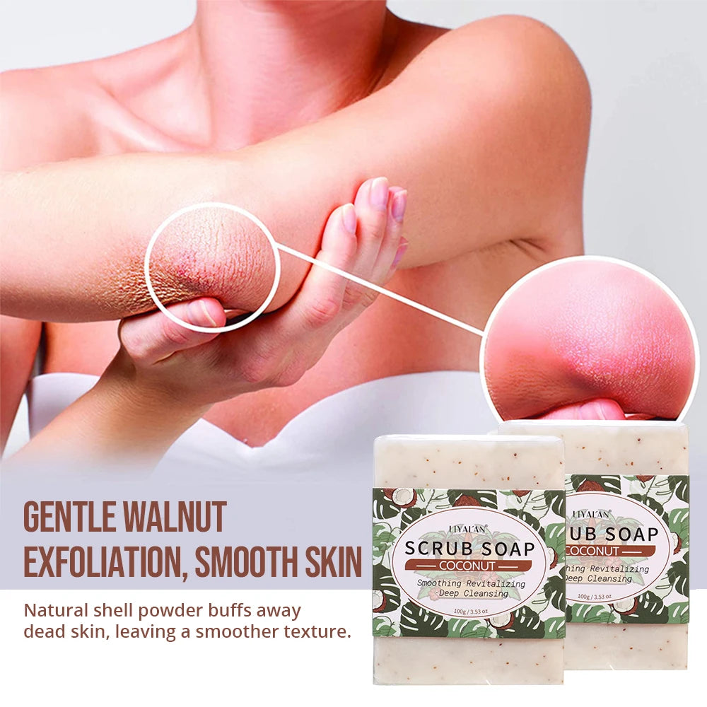 Coconut Exfoliating Soap Bar – Moisturizing & Smooth Skin