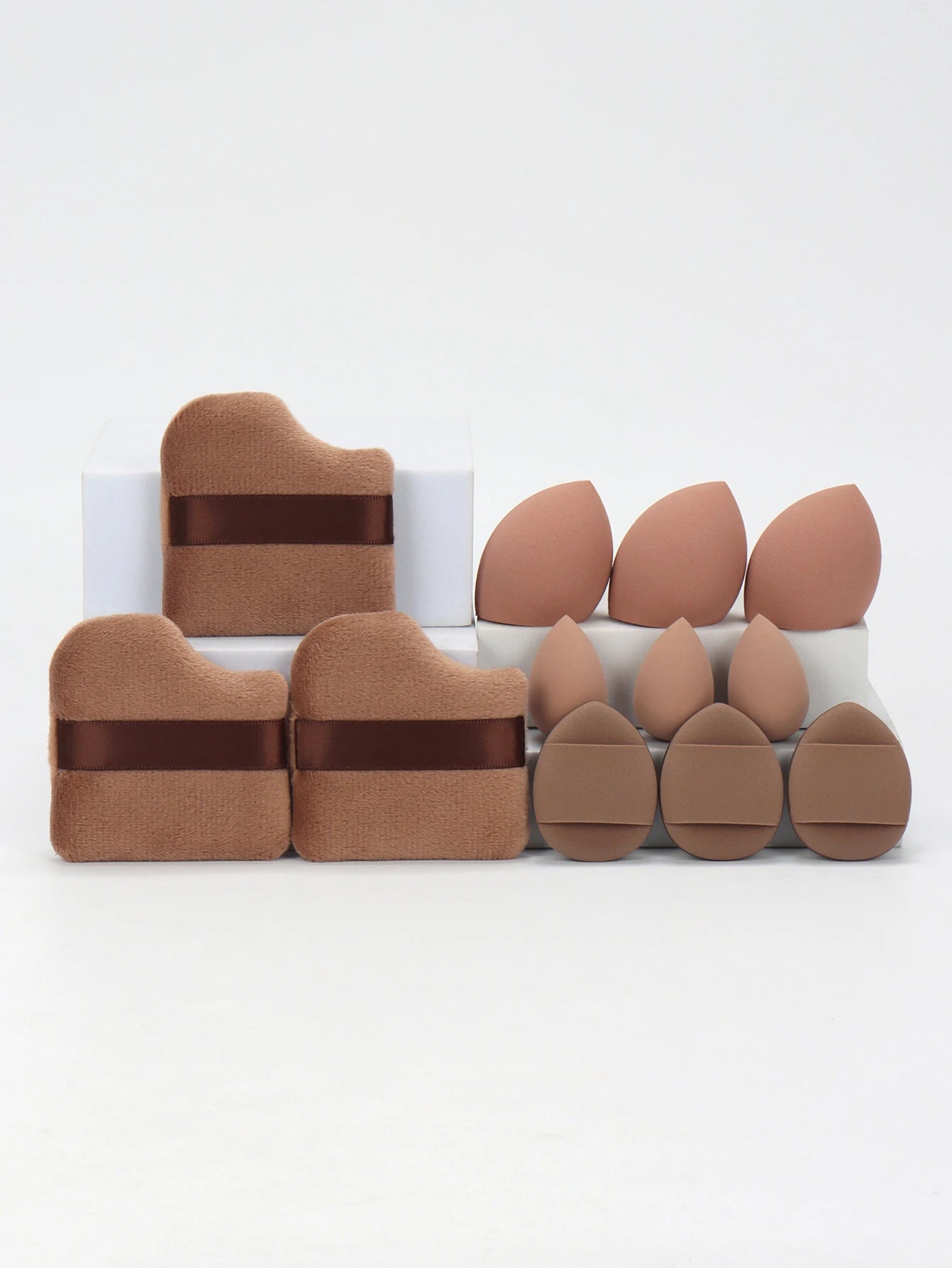 12Pcs Makeup Sponge & Puff Set for Blending & Powder Vervelle