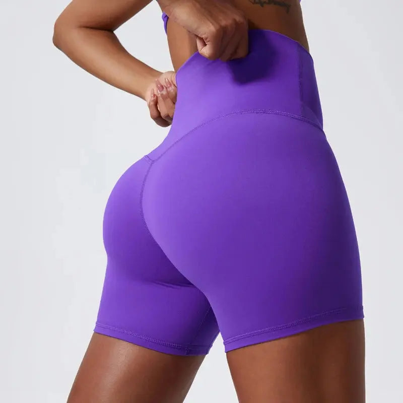 Super Soft Women’s High-Waist Yoga & Gym Shorts – Push-Up, Premium Fitness Vervelle