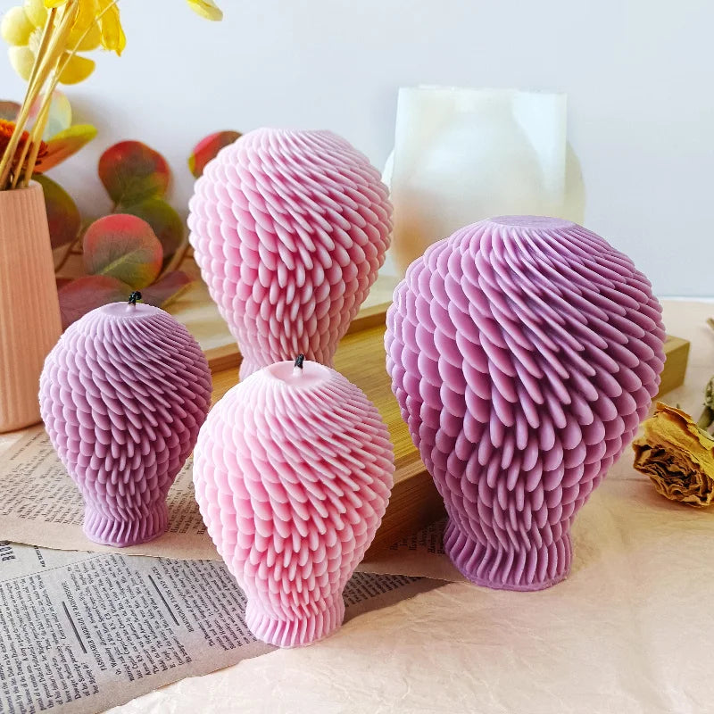3D Geometry Ball Silicone Mold – Candle & Resin Crafts