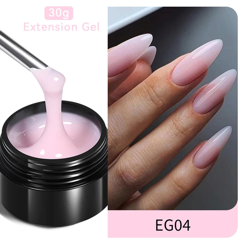 BORN PRETTY 30ml Milky White Hard Gel Nail Extension