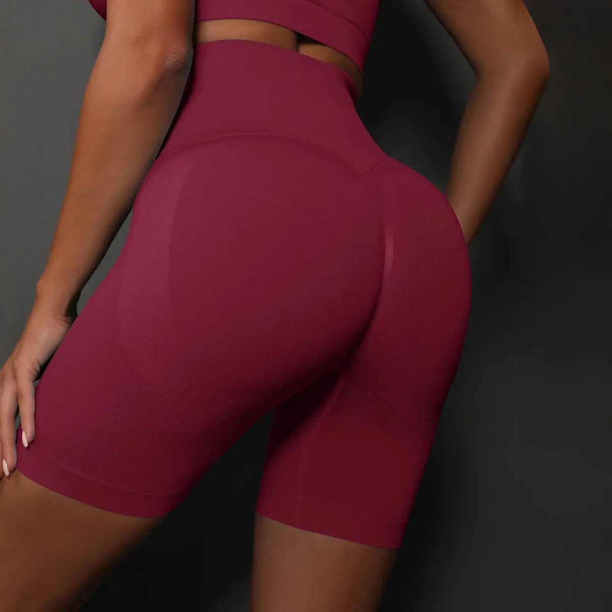 Women high waist fitness shorts Seamless Yoga & Fitness Shorts Push-Up Gym Leggings Vervelle