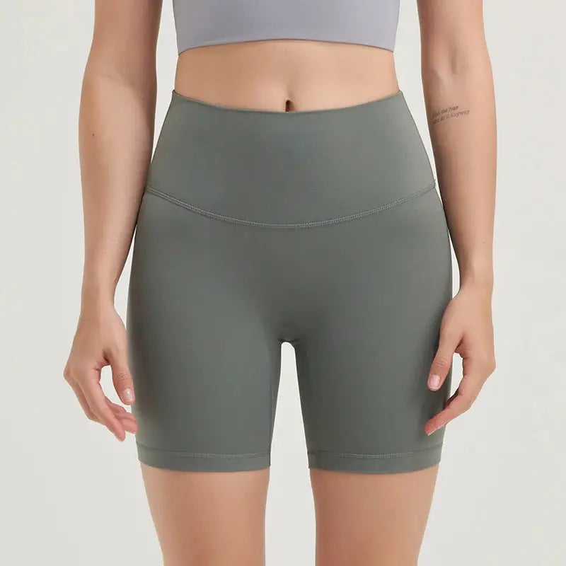 Women’s High-Waist Gym & Yoga Shorts – Breathable, Elastic, Seamless Vervelle
