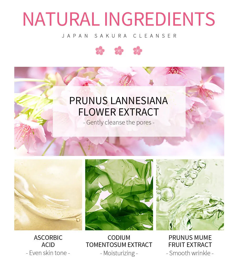 Laikou Sakura Whitening Cleanser Vervelle