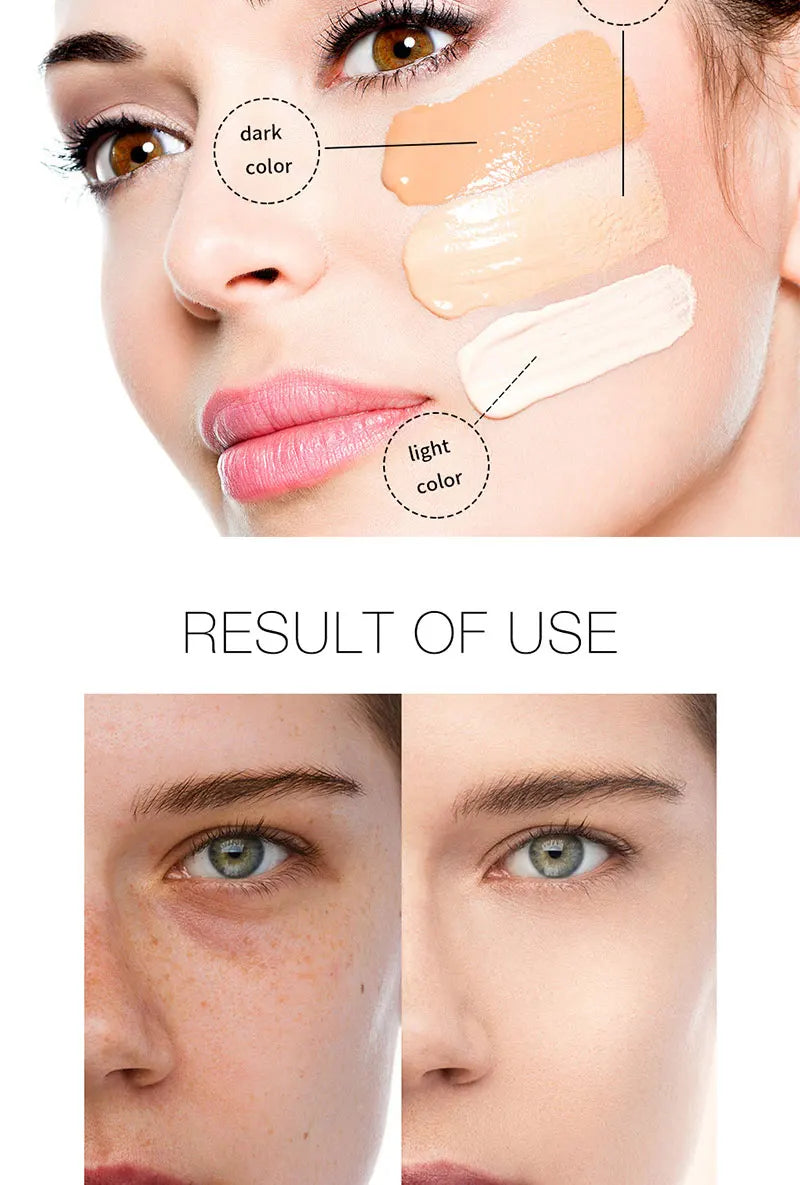 Liquid Foundation – Natural Coverage, Conceals Blemishes & Flaws Vervelle