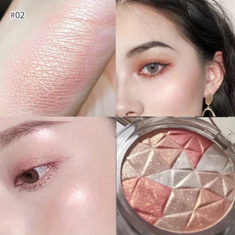 Makeup Highlighter Palette Bronzer Highlight Shimmer Glitter
