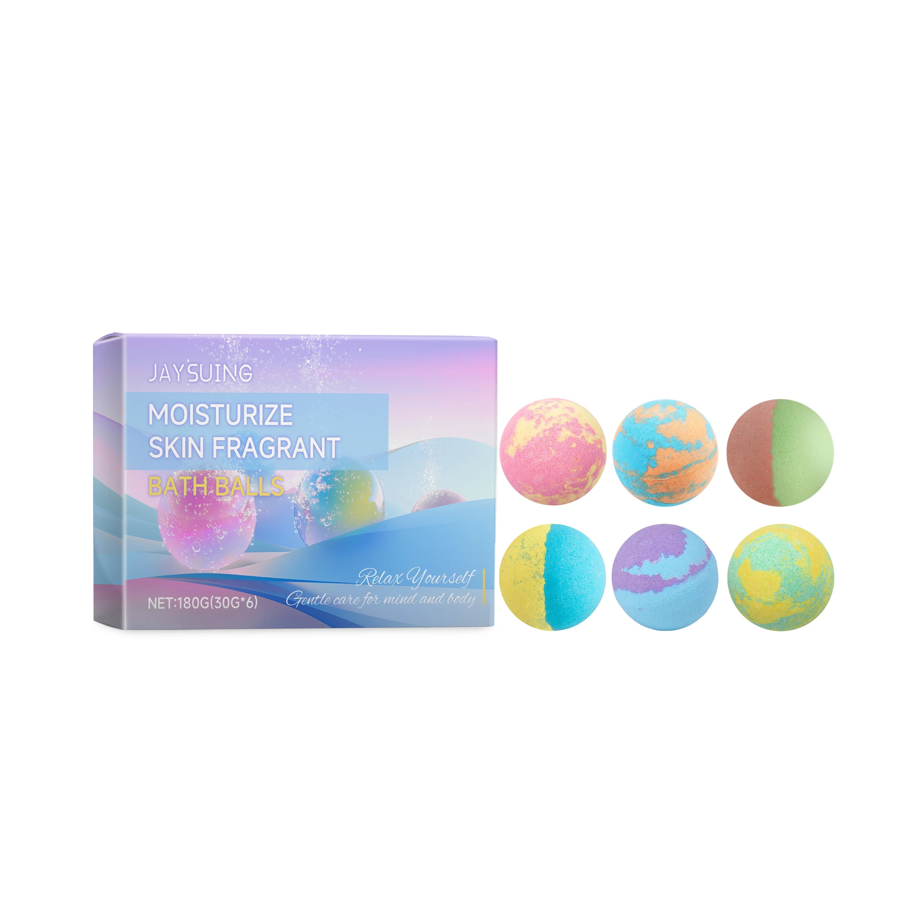 Aromatherapy Bath Bombs - Floral Scent Spa Bubble Set