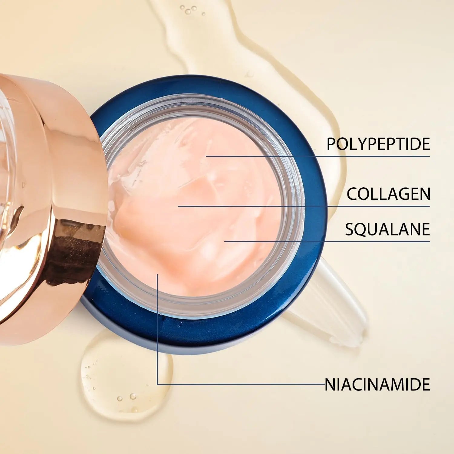 Japanese Collagen Face Cream Lifting Firming Cream Moisturizing, Illuminating