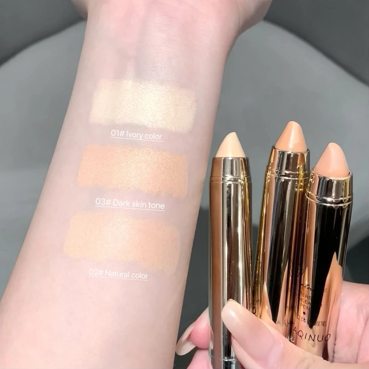 SHAQINUO 3D Concealer Pen for Dark Circles & Acne Marks
