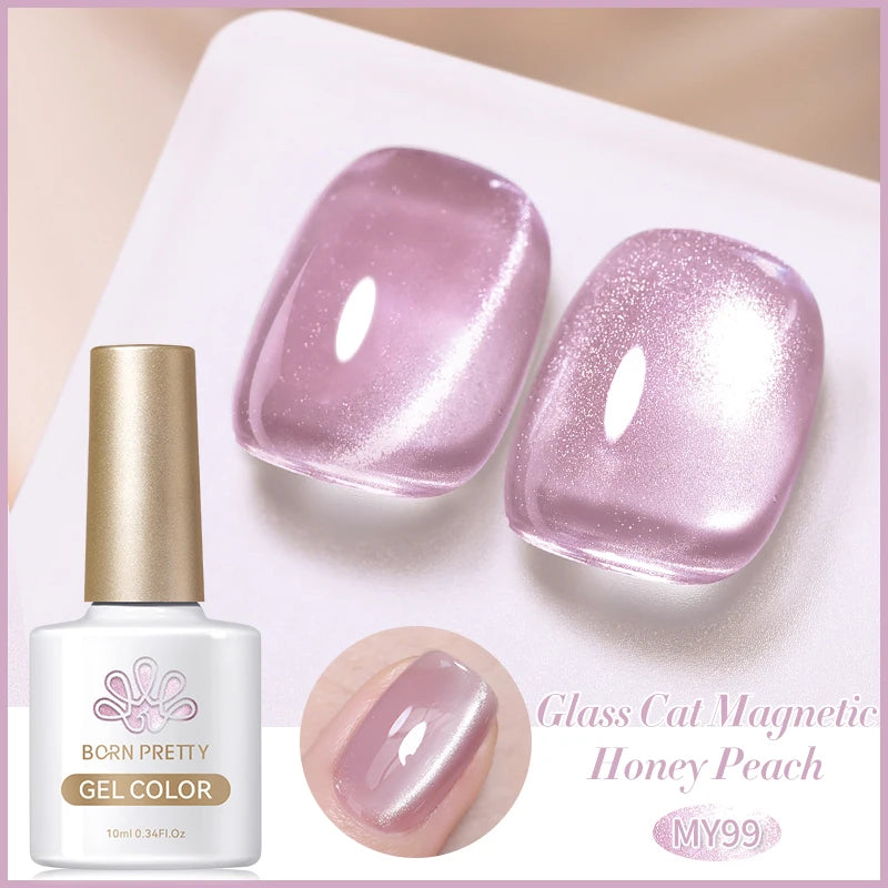 BORN PRETTY 10ml Silver Cat Magnetic Gel Nail Polish