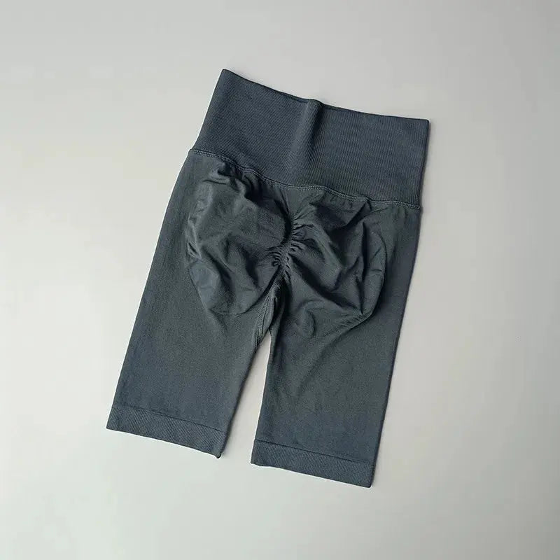 Women High Waist Yoga Shorts Hip-Lifting Quick-Dry Fitness Gym Pants Vervelle