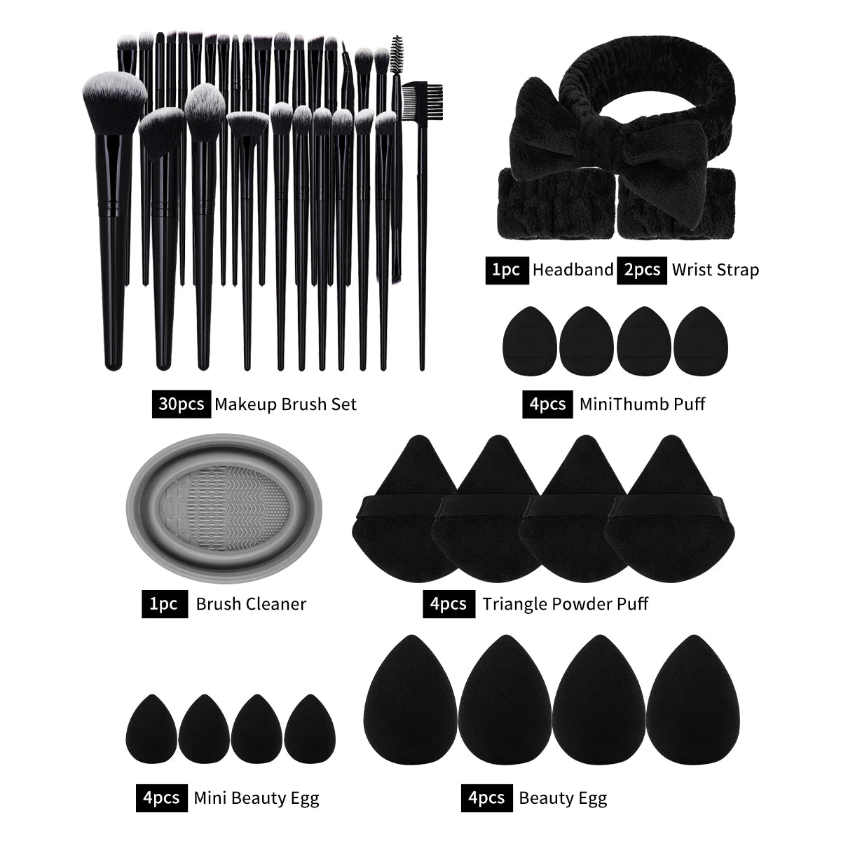 MAANGE Makeup Brush & Beauty Tool Set Vervelle
