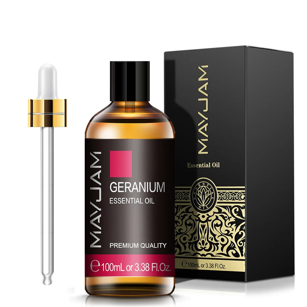 MAYJAM Essential Oils 100ml – Peppermint, Lavender & Lemongrass for Diffuser, Massage & Relaxation