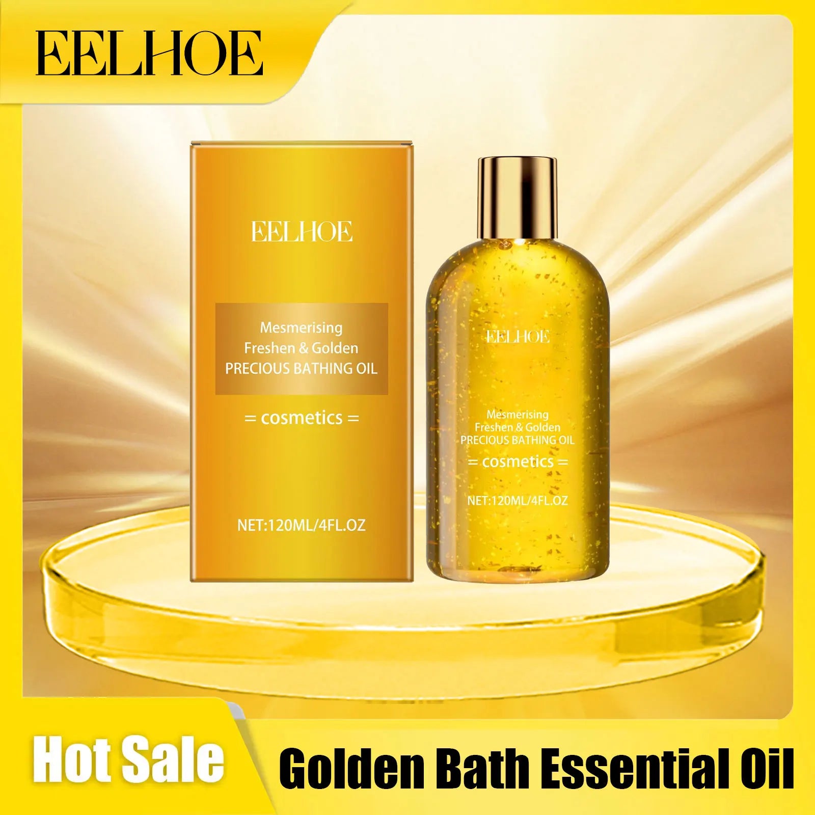 Eelhoe Golden Bath Essential Oil – Refreshing & Exfoliating