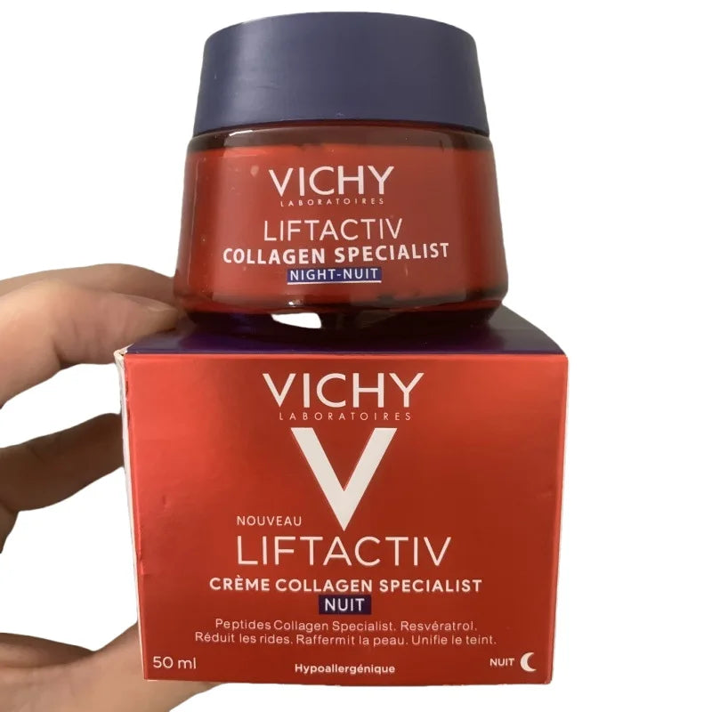 Vichy Various Essence & Cream - Collagen Night Cream, Nutritional Cream, Retinol Serum