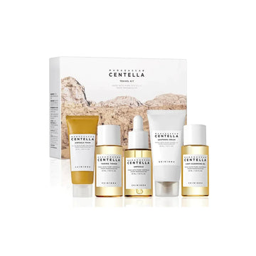 Centella Asiatica Travel Set, Toner, Ampoule, Soothing Cream, Skincare Kit