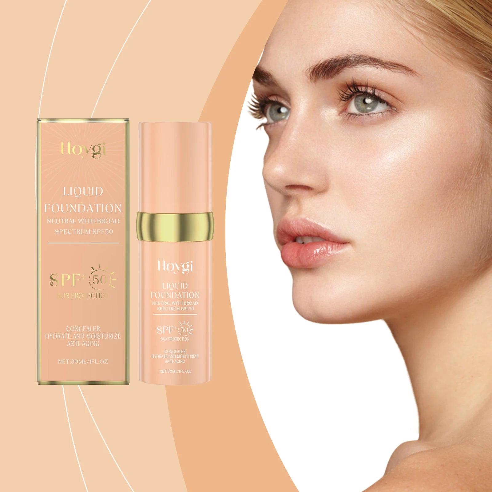 Hoygi Color Adapting Foundation Concealer 30ml