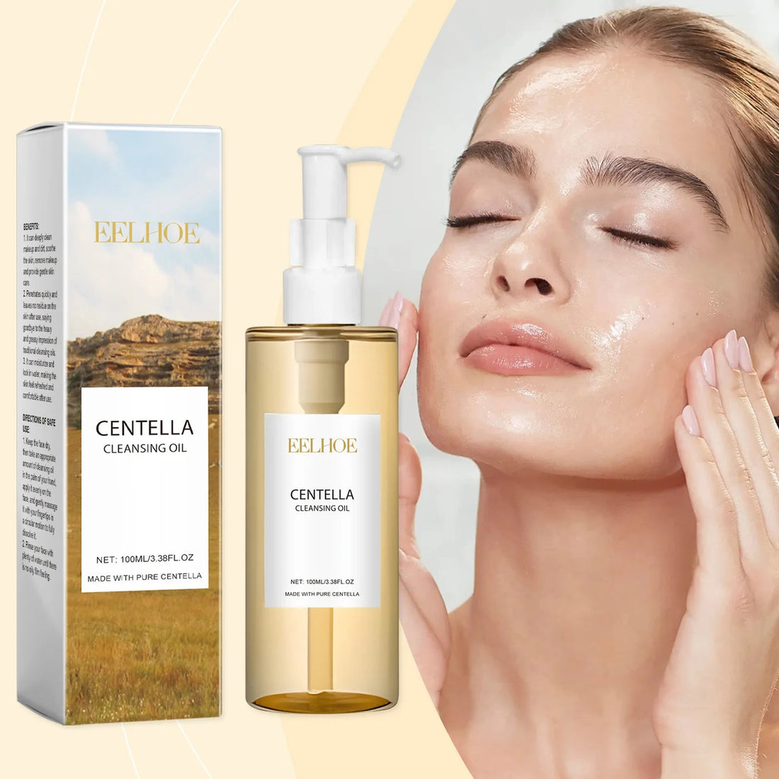 Eelhoe 100ml Centella Cleansing Oil for Face and Makeup Removal Vervelle