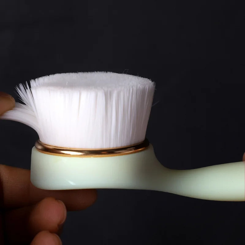 Wholesale Long Handle Manual Pore Fiber Hair Facial Cleansing Brush Deep Cleansing Makeup Remover & Facial Cleaner Tool