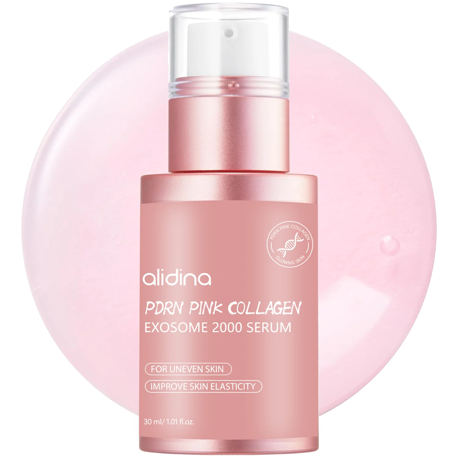 Y Korean Salmon PDRN Pink Collagen Exoso Serum 7500 PPM Uneven Skin Tone Pore Care Skin Quality Improvement Korean Skin Care