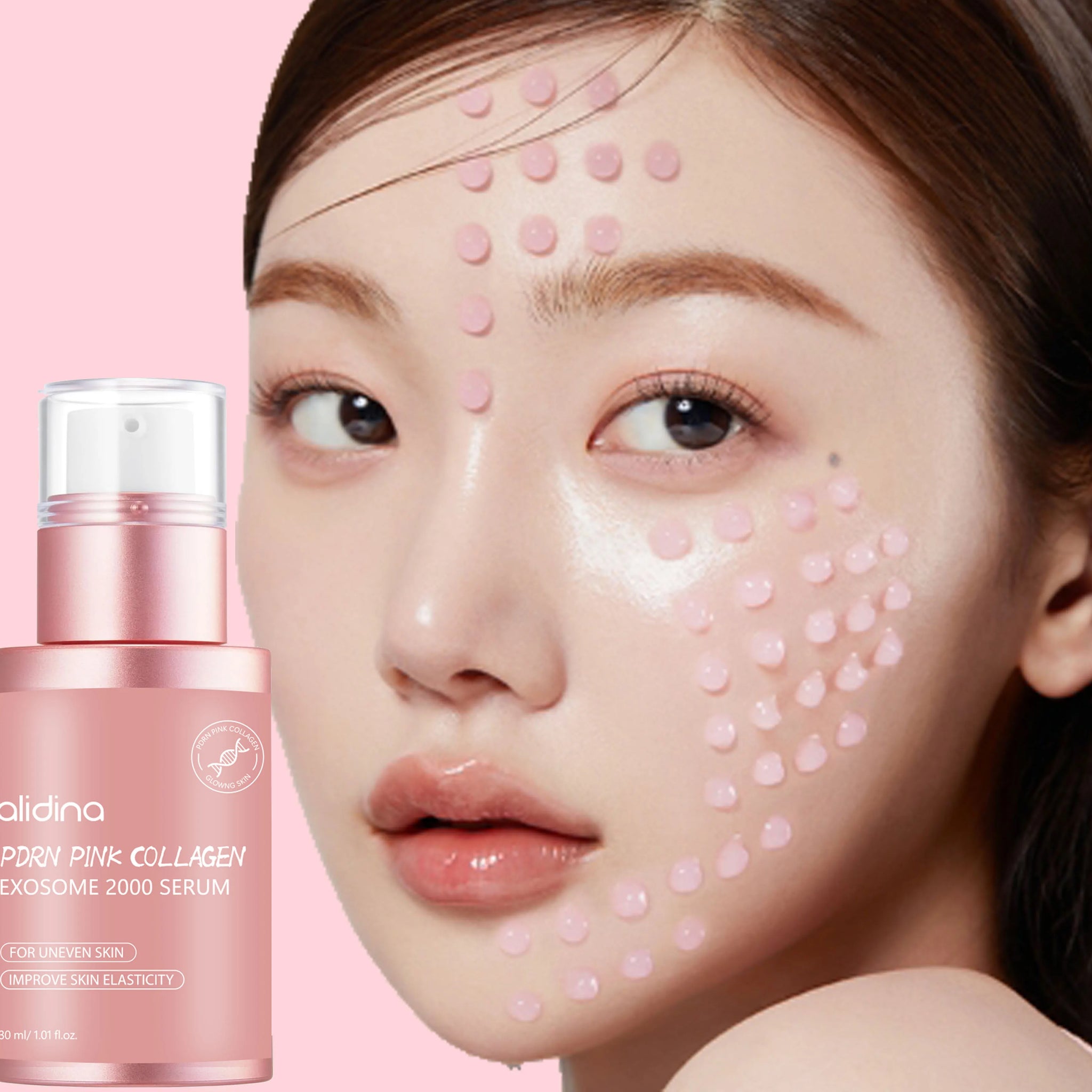 Y Korean Salmon PDRN Pink Collagen Exoso Serum 7500 PPM Uneven Skin Tone Pore Care Skin Quality Improvement Korean Skin Care