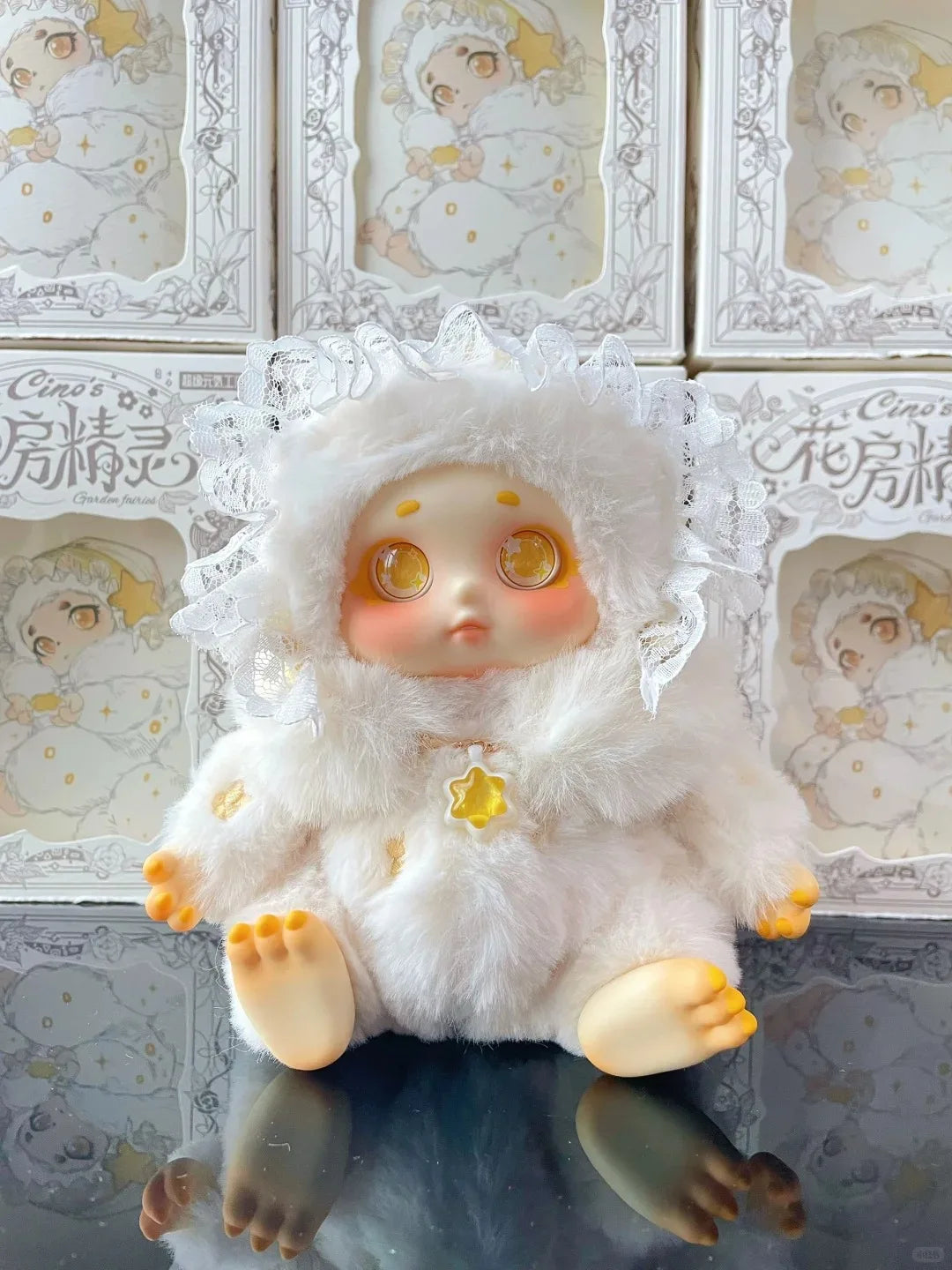 Super Vitality Factory Cino House Elf Plush Blind Box Doll Girls Gift Doll Ornaments Mystery Boxes