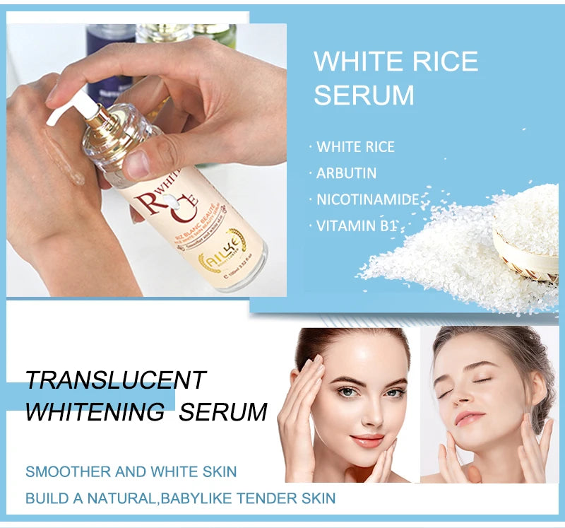 AILKE Natural Multi-Vitamin Lightening Skin Care Kit, Moisturize, Even Toning, Remove Dark and White Spots, Clean & Smooth Skin