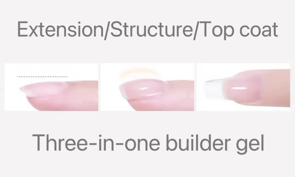 Youth Rose Super Hardener Builder Extension Gel Nail Polish Three-in-one Uv Gel