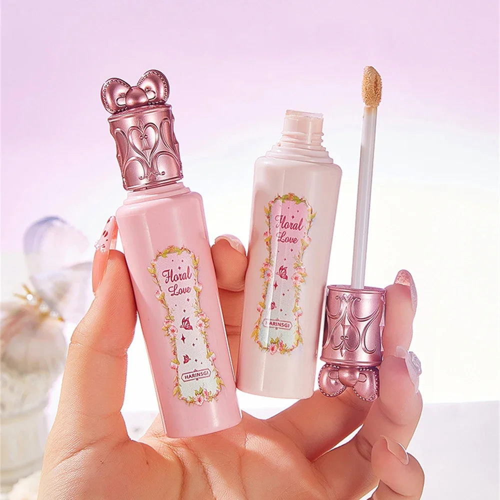 Pink Liquid Concealer Stick Moisturizing Waterproof Brightening Concealer Cream Lasting