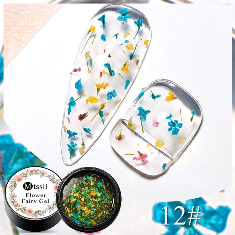 Mtssii 5 in 1 Glue Gel Reinforcement Gel No Wipe Top Coat Nail Art Soak Off UV