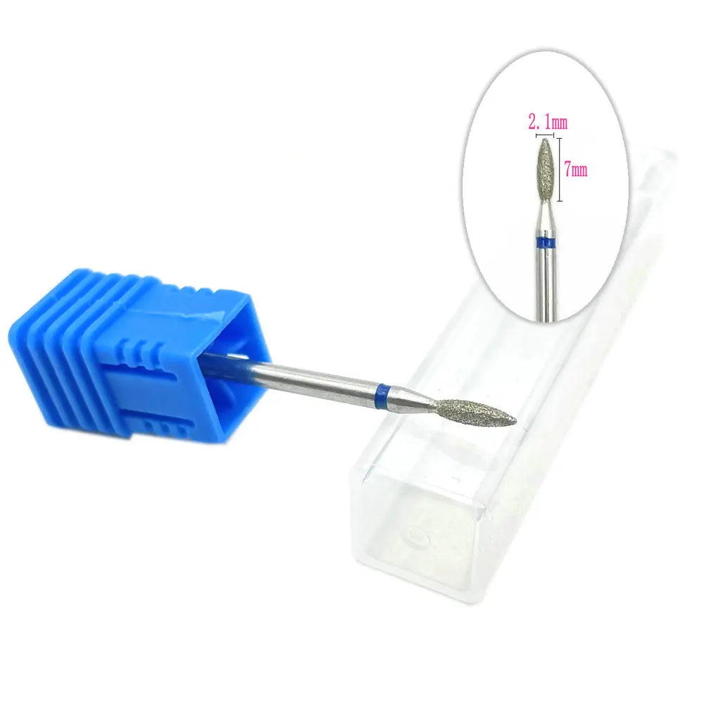 1pc Diamond Milling Cutters For Manicure Rotary Nail Drill Bit Eletric Pedicure Machine Equipment Cuticle Remove Tools