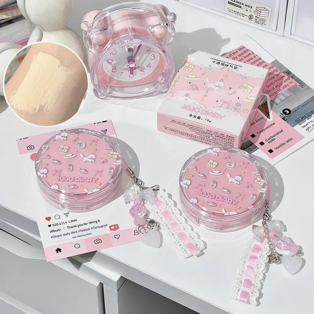 JOJO Diary Cat Air Cushion BB Cream – Oil Control & Brightening Concealer Vervelle