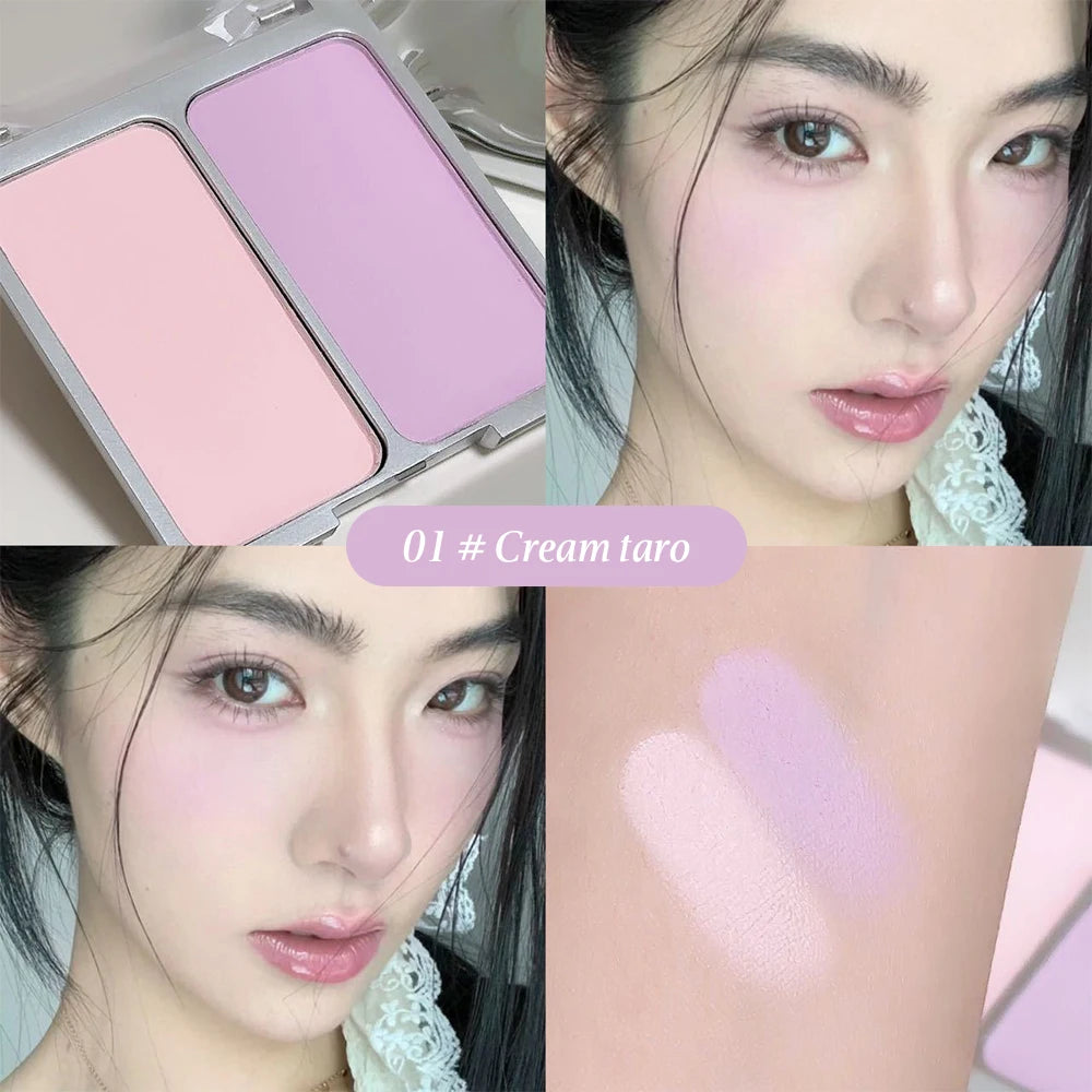 SWEETMINT Two-color Blush Matte Brightening Low Saturation