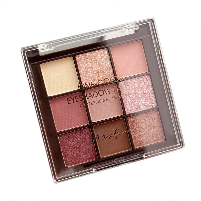 Acrylic Eyeshadow Tray Pearl Matte Waterproof Is Not Easy To Faint Earth Color