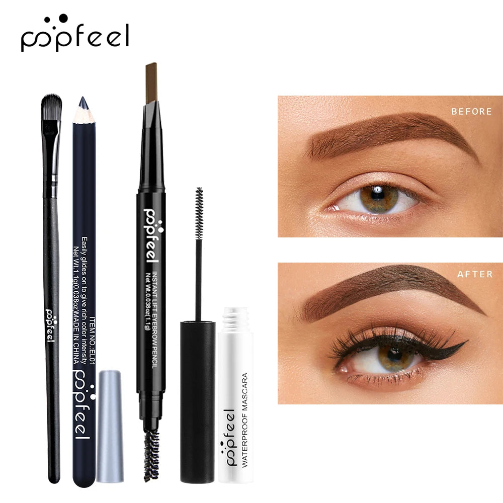 POPFEEL Eye Makeup Set – Palette, Eyeliner & Tools