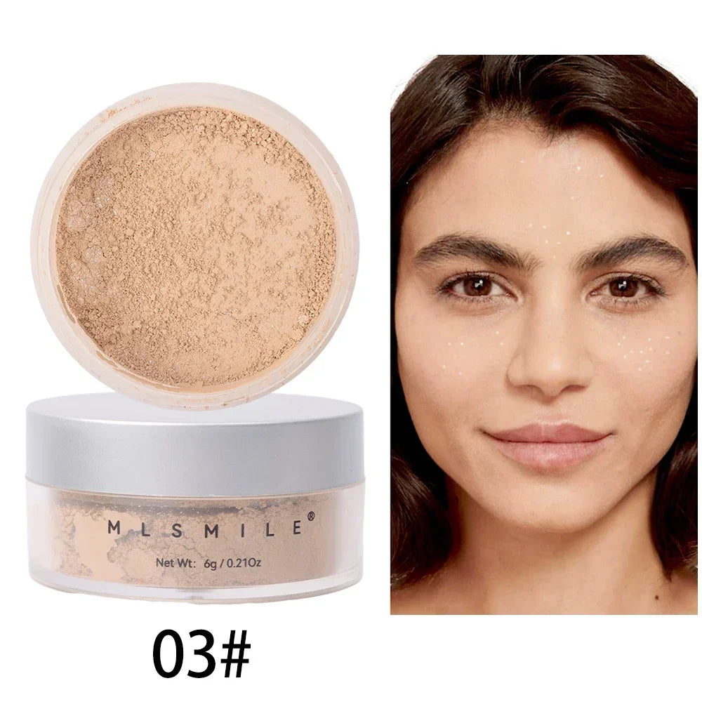 Matte Loose Powder Waterproof Oil-control Translucent Brightening